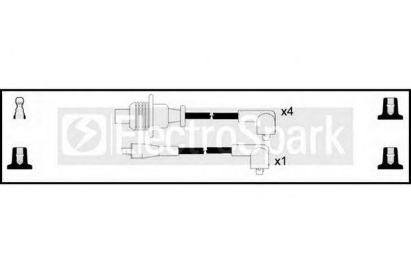 Ккомплект проводов зажигания OEK383 STANDARD
