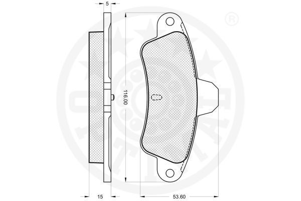 Амортизатор A-1128G OPTIMAL