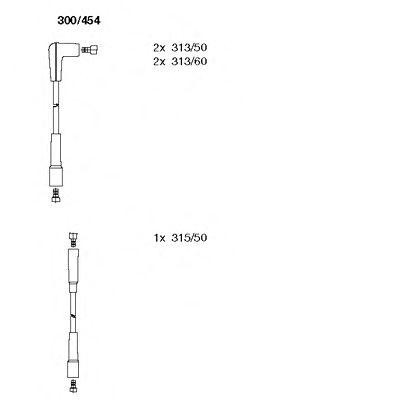 Ккомплект проводов зажигания 300454 BREMI