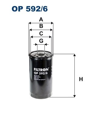 Фильтр масляный двигателя OP5926 FILTRON