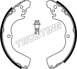 Комплект тормозных колодок 064.172 TRUSTING