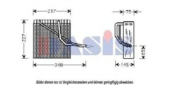Испаритель, кондиционер 820247N AKS DASIS