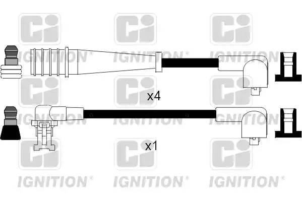 Ккомплект проводов зажигания XC145 QUINTON HAZELL