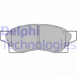 Комплект тормозных колодок, диско LP867 DELPHI