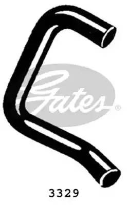 Шланг радиатора 3329 GATES