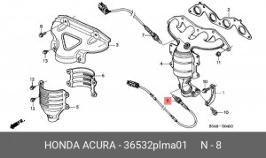 Лямбда-зонд 36532PLMA01 HONDA
