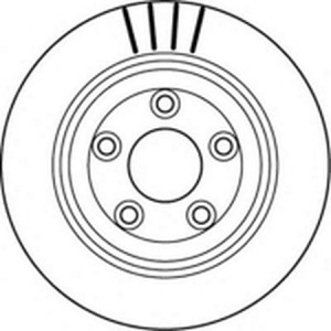 Тормозной диск 562146B BENDIX JURID