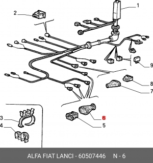 Покрышка 60507446 ALFA FIAT LANCIA