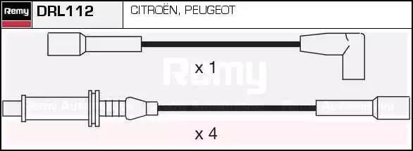 Ккомплект проводов зажигания DRL112 DELCO REMY