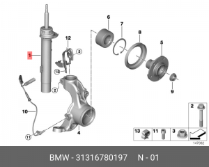 Амортизатор подвески 31 31 6 780 197 BMW