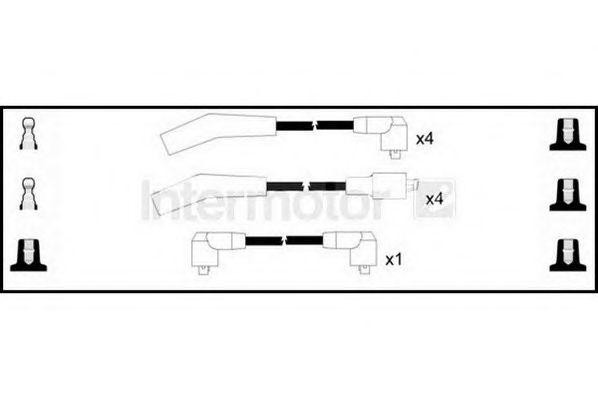 Ккомплект проводов зажигания 76051 STANDARD