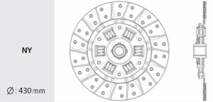 Диск сцепления FS07 VALEO PHC