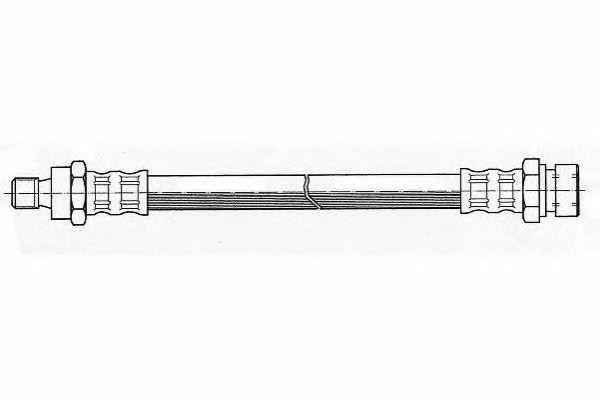 Тормозной шланг FHY2145 FERODO