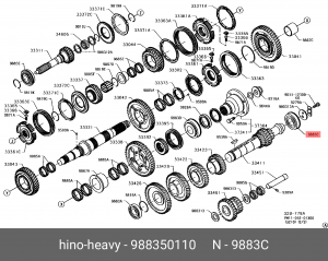 Деталь 988350110 HINO