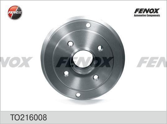 Барабан тормозной TO216008 FENOX