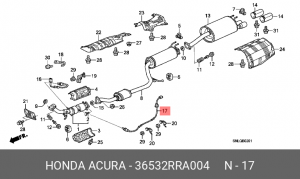 Лямбда-зонд 36532RRA004 HONDA