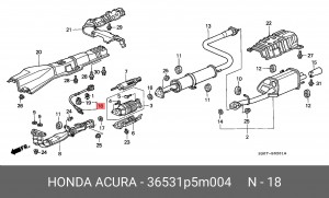 Лямбда-зонд 36531P5M004 HONDA