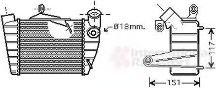 Интеркулер 76004019 VAN WEZEL