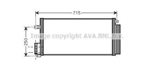 Радиатор кондиционера FTA5310 AVA