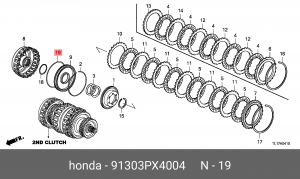 Деталь 91303PX4004 HONDA