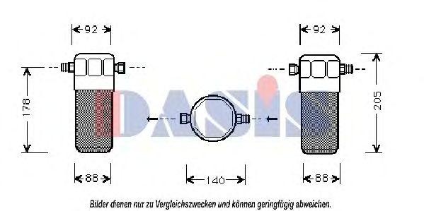 Осушитель, кондиционер 802490N AKS DASIS