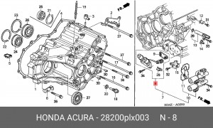 Деталь 28200PLX003 HONDA