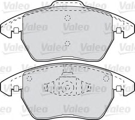 Комплект тормозных колодок, диско 598715 VALEO PHC
