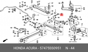 Деталь 57475SS0951 HONDA