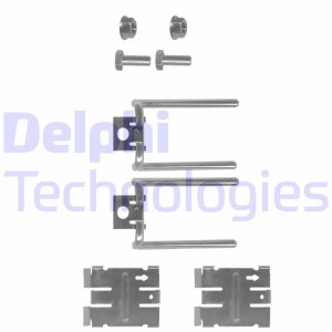 Комплектующие, колодки дискового тормоза LX0021 DELPHI