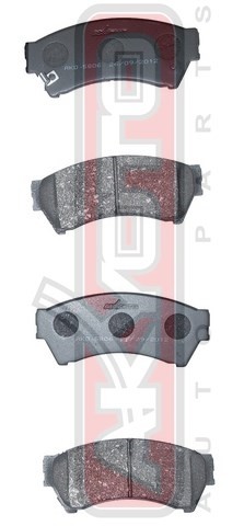 Колодки тормозные дисковые AKD-5806 AKYOTO