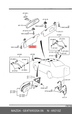 Деталь GE4T69320A 06 MAZDA