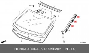 Деталь 91573TL0E02 HONDA