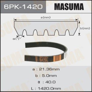 Ремень приводной 6PK-1420 MASUMA