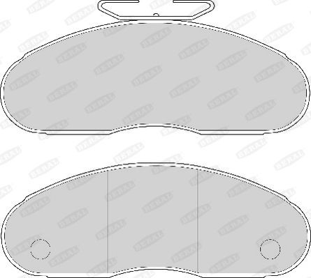 Комплект тормозных колодок, диско 2970617004017083 BERAL