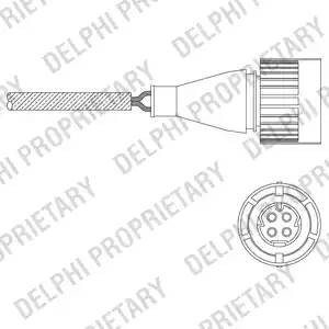 Лямбда-зонд ES11048-12B1 DELPHI