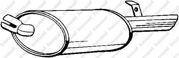 Глушитель выхлопных газов конечный 200127 BOSAL