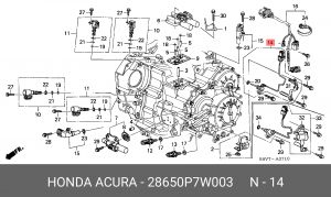 Деталь 28650P7W003 HONDA