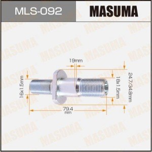Шпилька ступицы колеса MLS-092 MASUMA