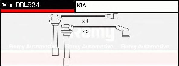 Ккомплект проводов зажигания DRL834 DELCO REMY