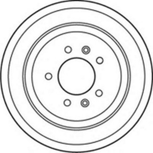 Тормозной диск 562127B BENDIX JURID