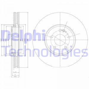 Тормозной диск BG9020 DELPHI