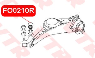 Сайлентблок FO0210R VTR