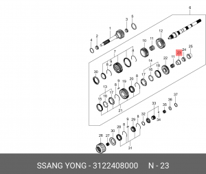 Деталь 3122408000 SSANG YONG