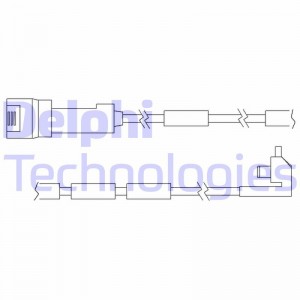 Сигнализатор, износ тормозных колодок LZ0105 DELPHI
