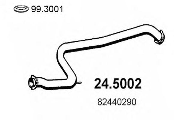 Выпускной трубопровод 245002 ASSO