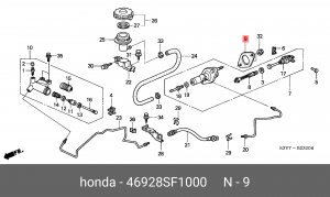 Деталь 46928SF1000 HONDA