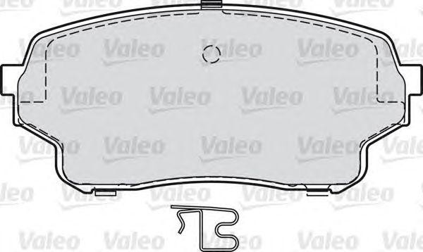 Комплект тормозных колодок, диско 598878 VALEO PHC