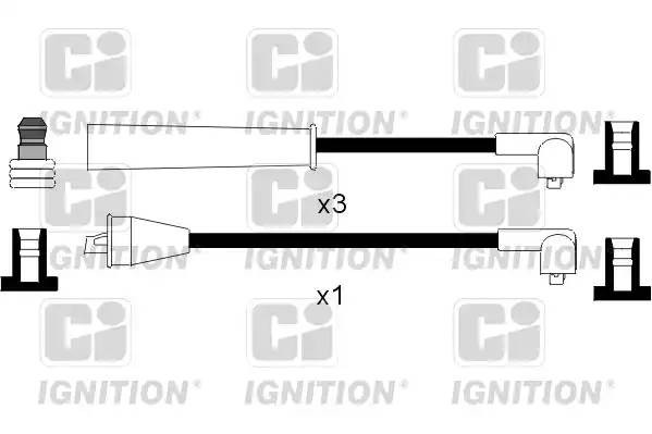 Ккомплект проводов зажигания XC874 QUINTON HAZELL