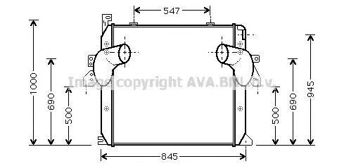 Интеркулер ME4223 AVA