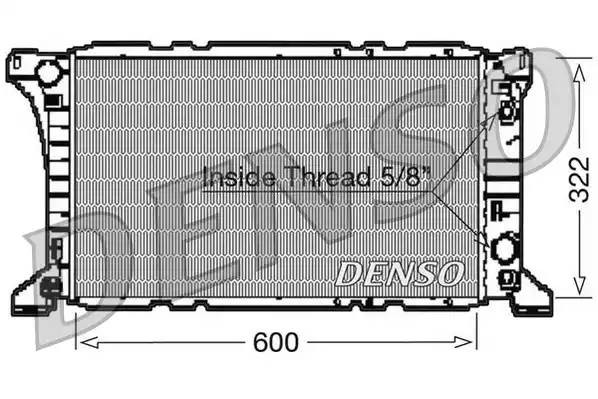 Радиатор, охлаждение двигател DRM10096 DENSO